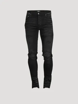 Mx1 Skinny Jeans With Iridescent Patches