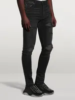 Mx1 Skinny Jeans With Iridescent Patches