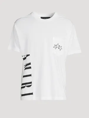 Vertical Logo Cotton T-Shirt