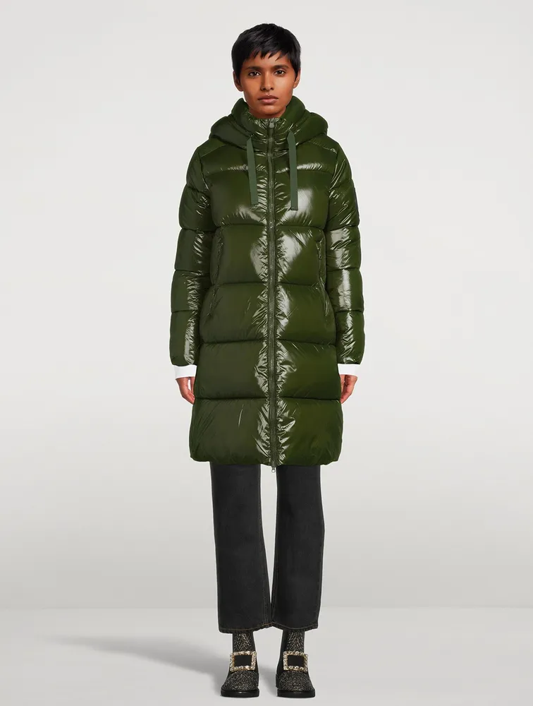 Isabel Long Puffer Jacket With Hood