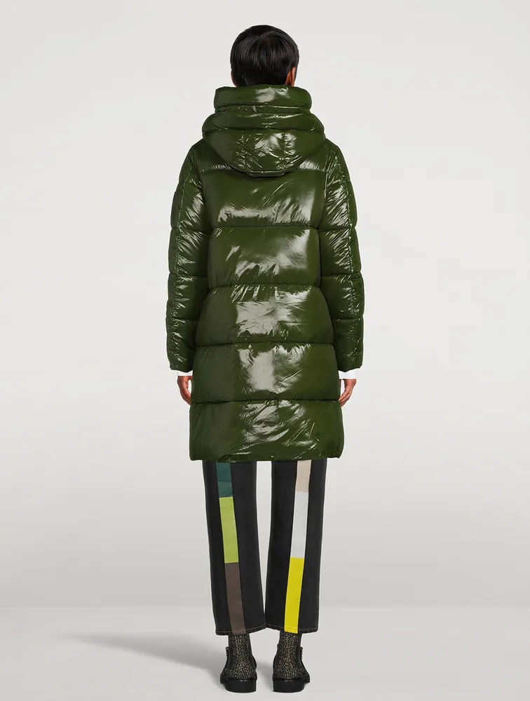 Isabel Long Puffer Jacket With Hood