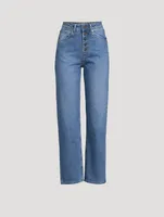 Bonnie High-Waisted Straight-Leg Jeans