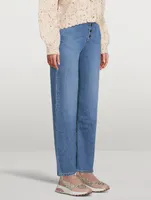 Bonnie High-Waisted Straight-Leg Jeans