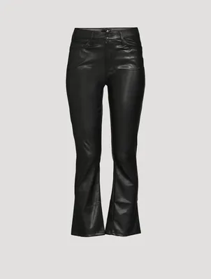 The Insider Faux Leather Bootcut Pants