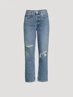 Sabine High-Waisted Straight-Leg Jeans