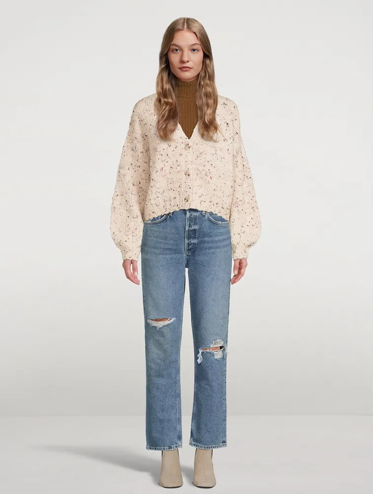 Sabine High-Waisted Straight-Leg Jeans