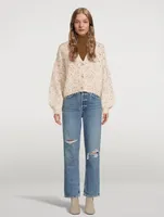 Sabine High-Waisted Straight-Leg Jeans