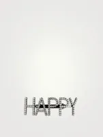 Happy Crystal Giant Hair Pin
