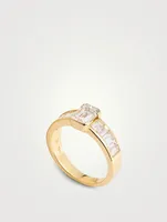 18K Gold Diamond Ring