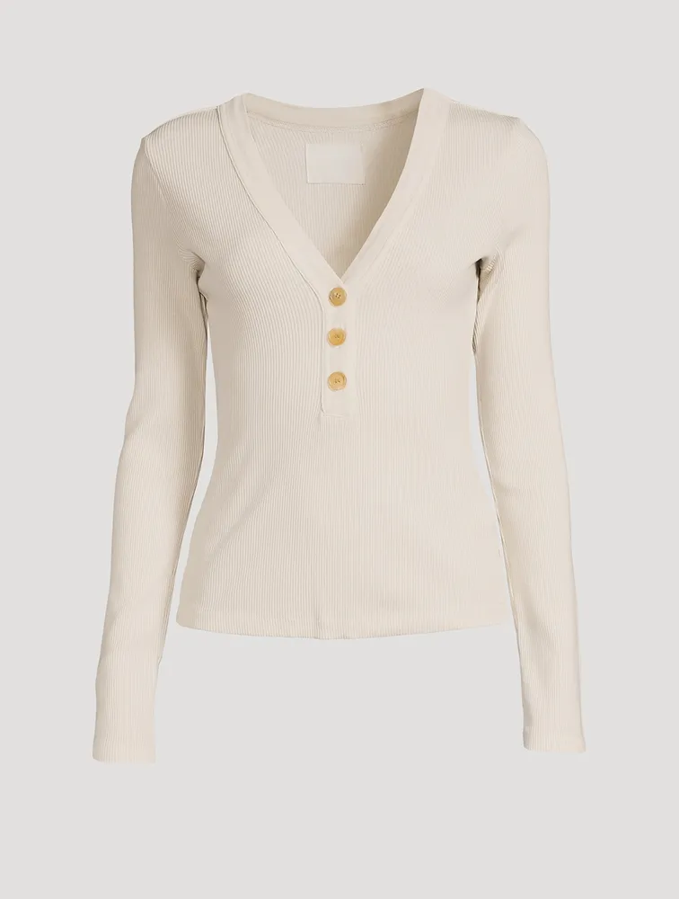 Scarlett Rib Henley