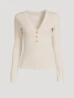 Scarlett Rib Henley