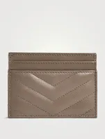 YSL Monogram Leather Card Holder