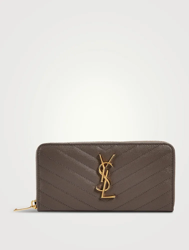 YSL Monogram Leather Wallet