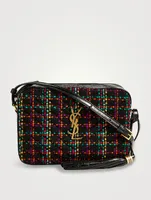 Medium Lou YSL Monogram Tweed And Leather Camera Bag