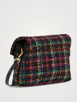 Toy Loulou YSL Monogram Tweed Crossbody Bag