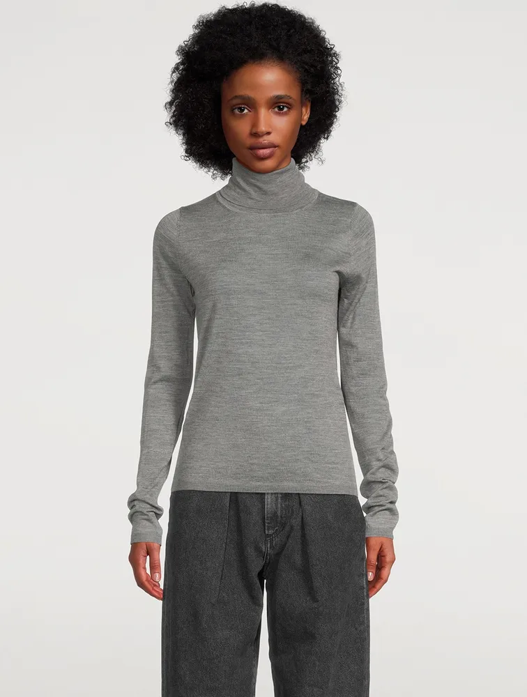 First Layer Wool Turtleneck Sweater