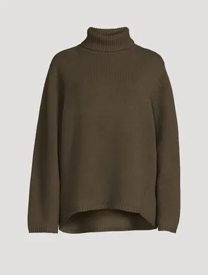 Wool And Cashmere Turtleneck Sweater