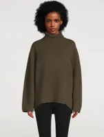 Wool And Cashmere Turtleneck Sweater