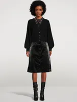 Seersucker Collar In Check Print
