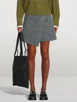 Asymmetric Wrap Skirt