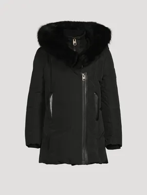 Kids Leelee-TSH Down Coat With Signature Shearling Collar