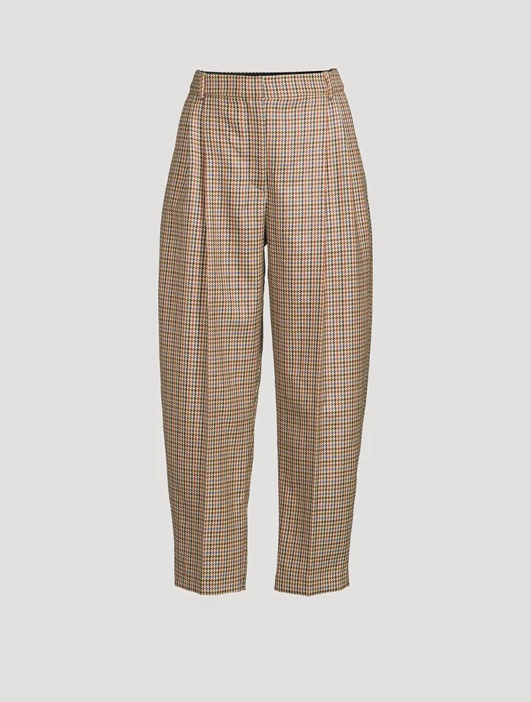Cavalry Wool Trousers Houndstooth