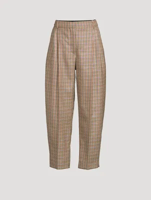 Cavalry Wool Trousers Houndstooth
