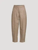Cavalry Wool Trousers Houndstooth