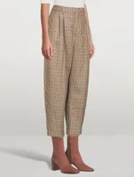 Cavalry Wool Trousers Houndstooth