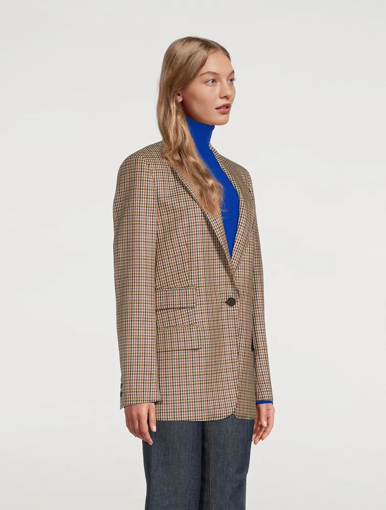 Bell Wool Jacket Houndstooth