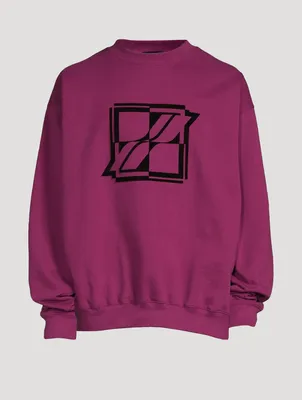 Cotton-Blend Sweatshirt With New Logo