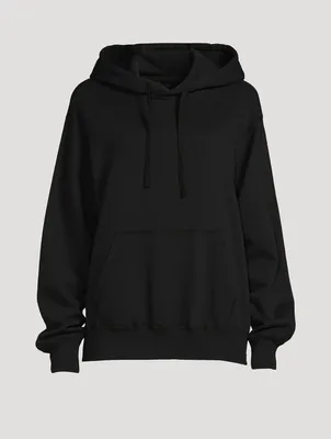 Lightweight Terry Cotton Relaxed Hoodie