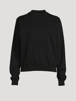 Lightweight Terry Cropped Sweatshirt