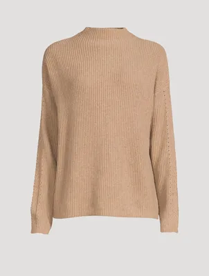 Ribbed Mockneck Sweater