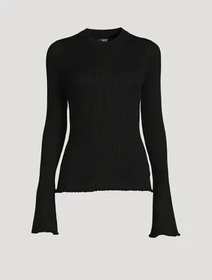 Iona Bell-Sleeve Sweater