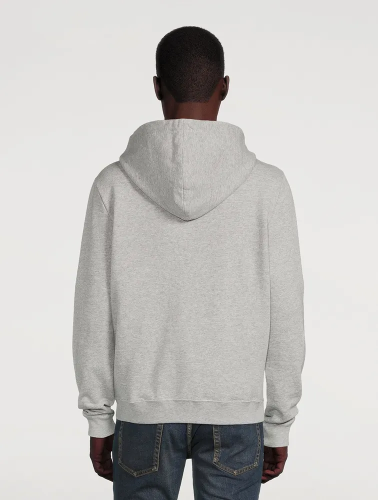 Cotton-Blend Logo Hoodie