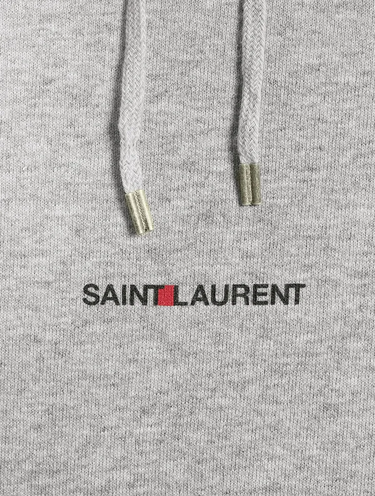 Cotton-Blend Logo Hoodie