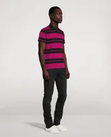 Monogram Polo Shirt Striped Jersey