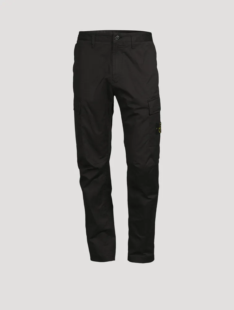 Stretch Gabardine Tapered Cargo Pants