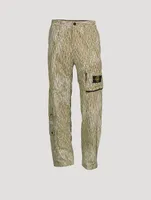 Loose Cargo Pants Camo Print