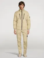 Garment-Dyed Crinkle Down-TC Jacket