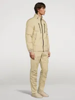 Garment-Dyed Crinkle Down-TC Jacket