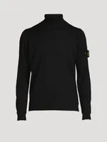 Light Pure Wool Turtleneck Sweater