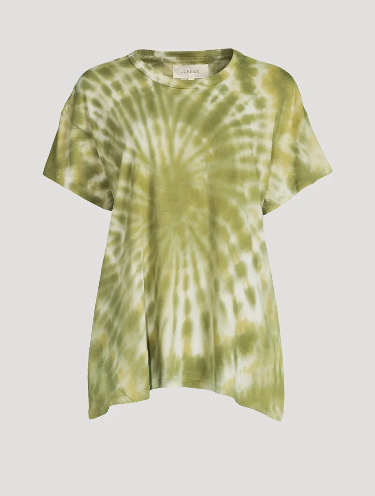 The Boxy Crew T-Shirt Tie Dye Print