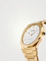 Ultra Thin Stainless Steel Bracelet Watch