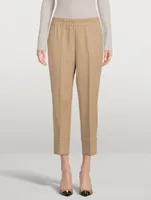 Farell Cropped Wool Trousers