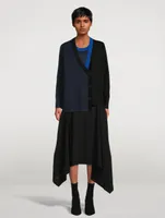Colourblock Merino Wool Sleeveless Sweater
