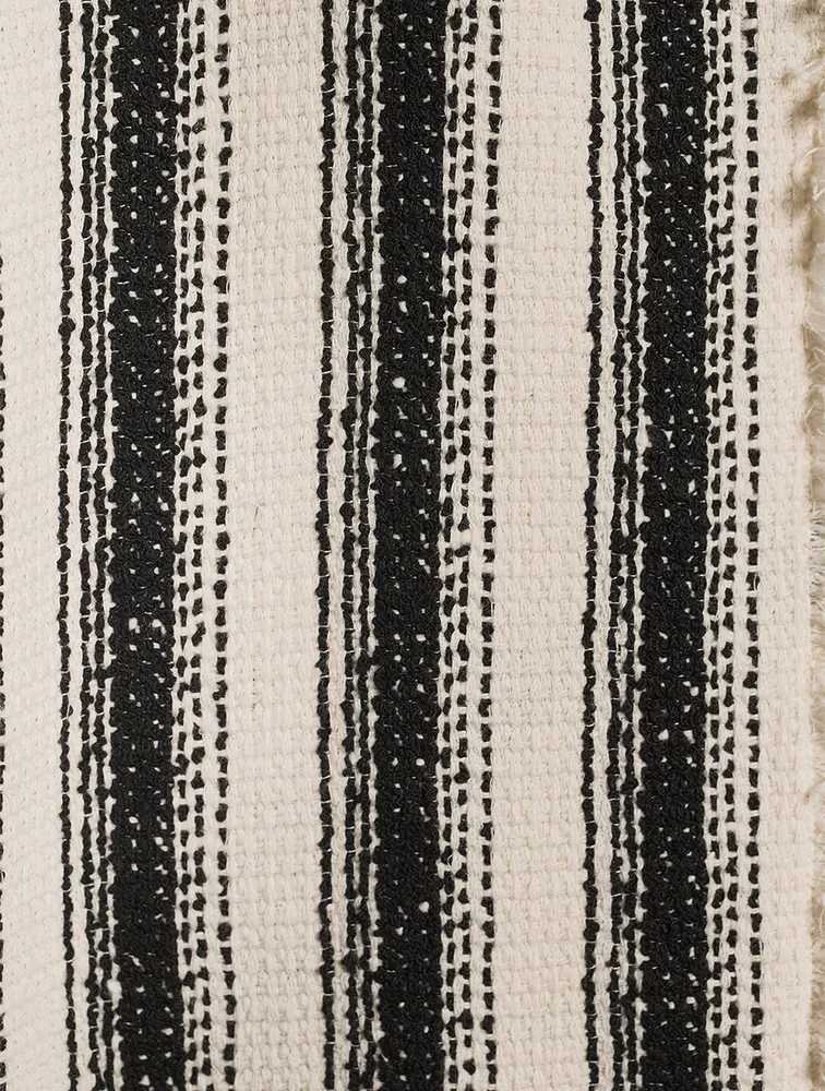 Tweed Jacket Stripe Print