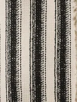 Tweed Jacket Stripe Print