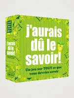 J'aurais dû le savoir ! Trivia Game